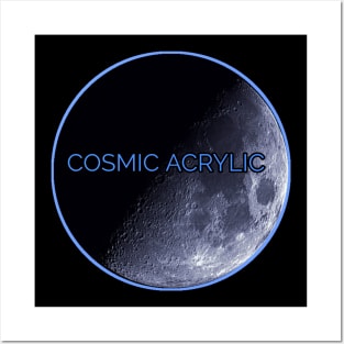 Cosmic acrylic T-shirt design Posters and Art